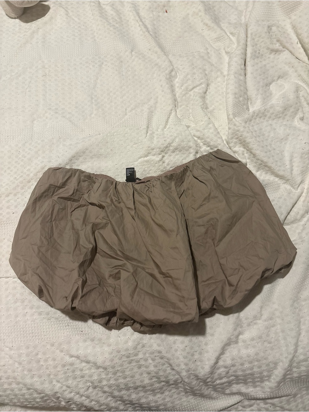 Forever 21 Taupe Bubble Hem Shorts